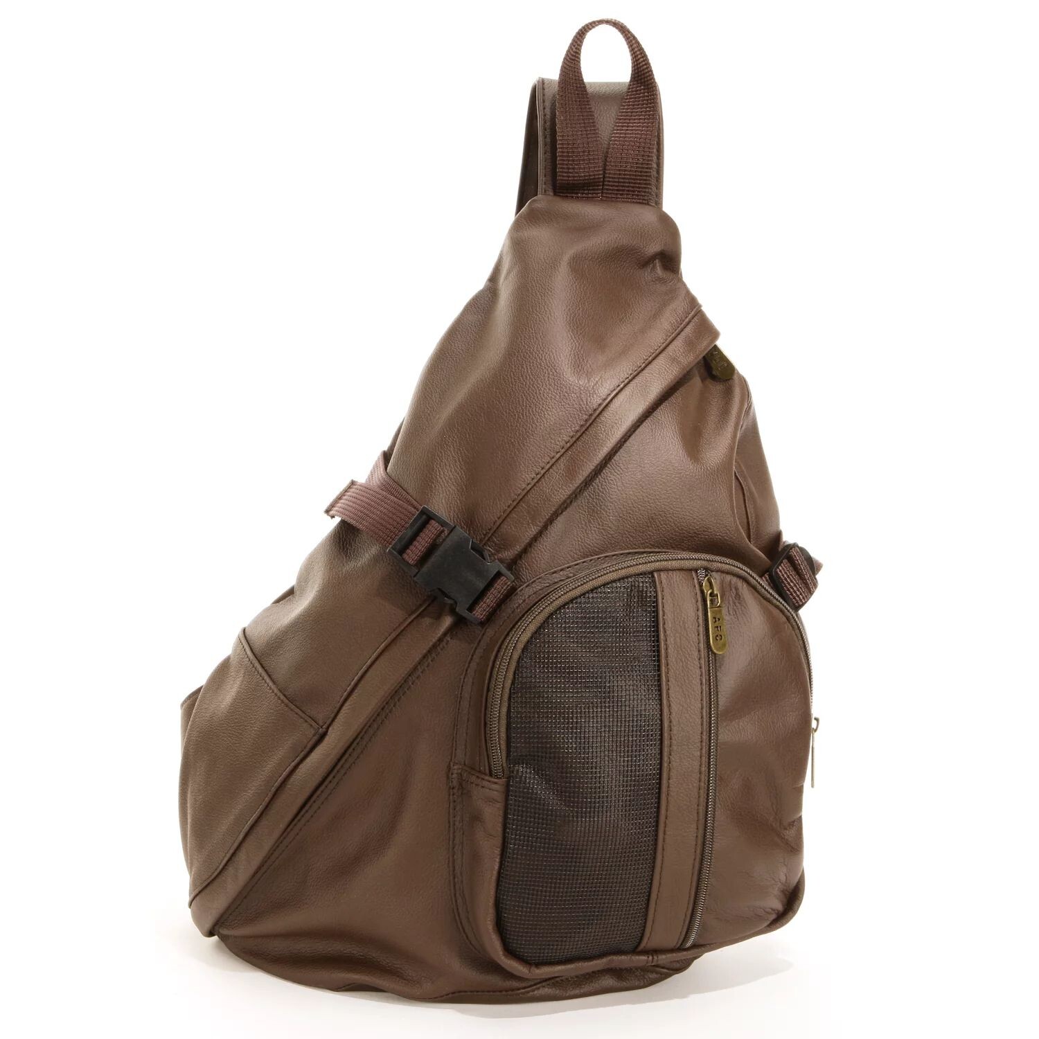 

Кожаная сумка-слинг из кожи AmeriLeather APC AmeriLeather, черный