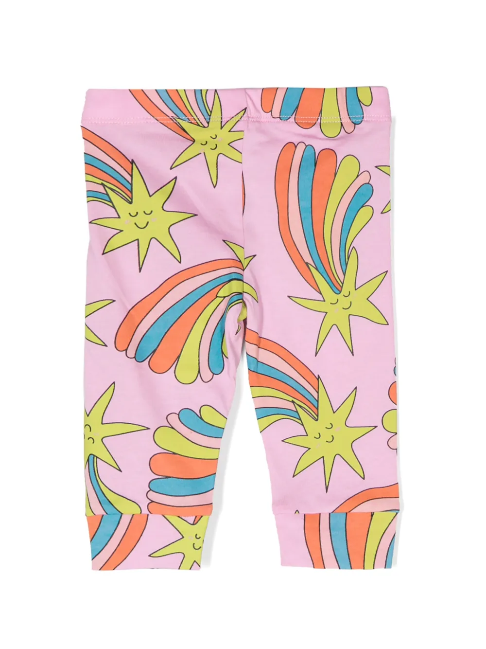 Леггинсы с принтом Shooting Stars Stella McCartney Kids, розовый — фото 2