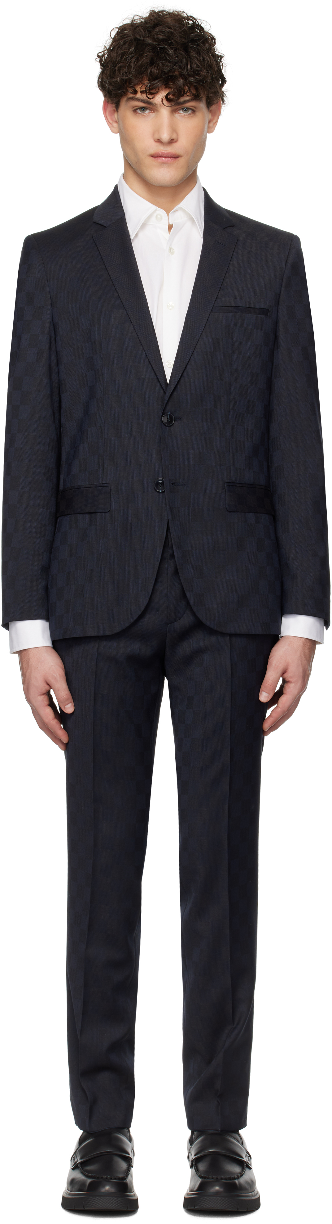 

Костюм темно-синего цвета Extra Slim Fit Hugo