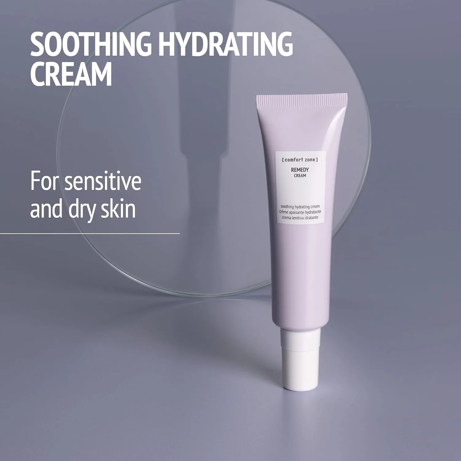 Крем для лица [ Comfort Zone ] — Remedy Soothing Hydrating Cream, легкий увлажняющий без отдушки, укрепляет защитный, 60 мл — фото 2