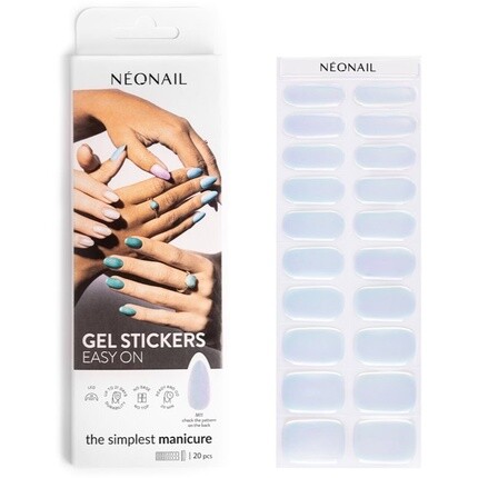 

Гелевые наклейки NEONAIL Easy On Gel, цветные, M11, 20 шт. Néonail