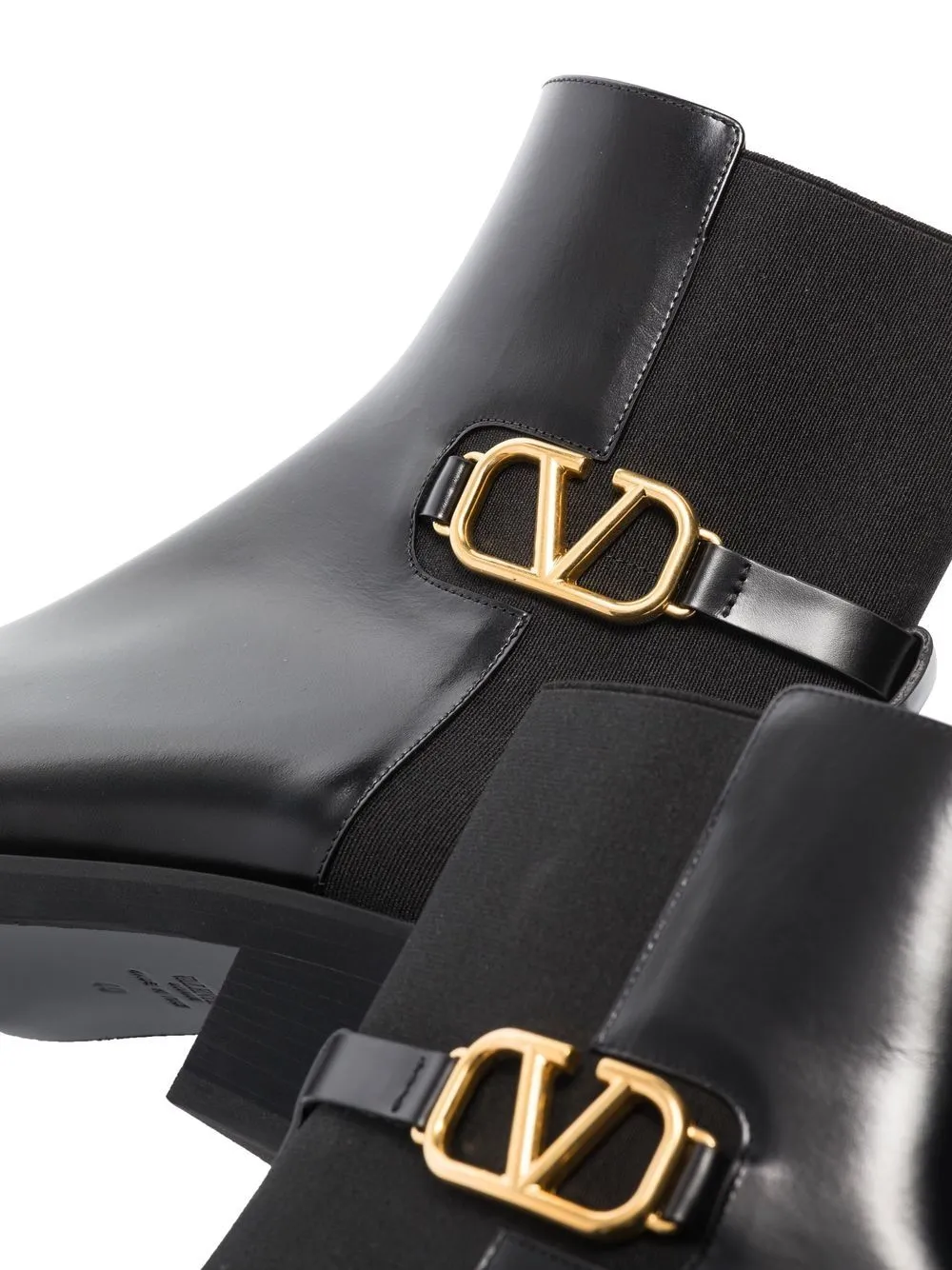 Ботильоны с логотипом VLogo Signature VALENTINO GARAVANI, черный — фото 4