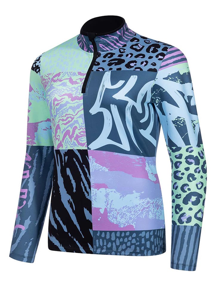 

Лонгслив Protective Fahrradtrikot Pix, цвет Blau/Bunt