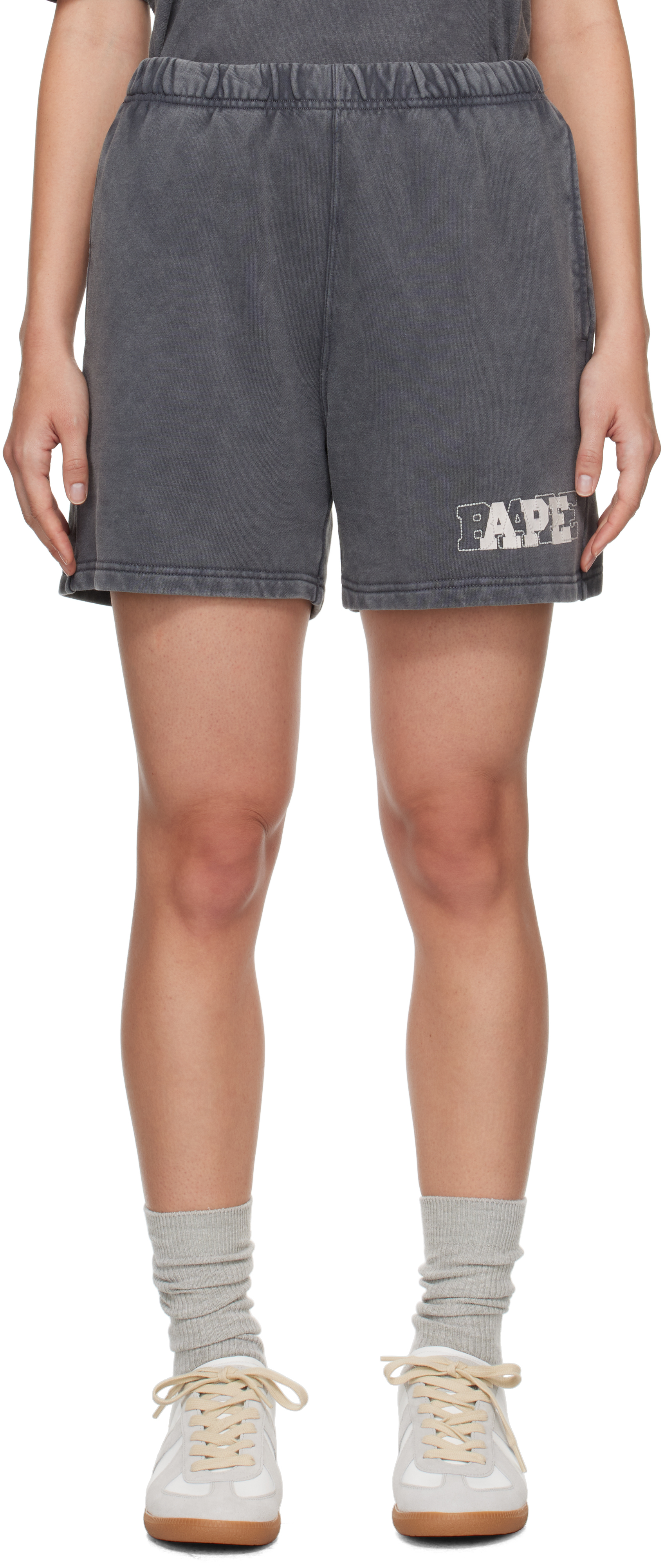 

Пигментно-окрашенные спортивные шорты BAPE