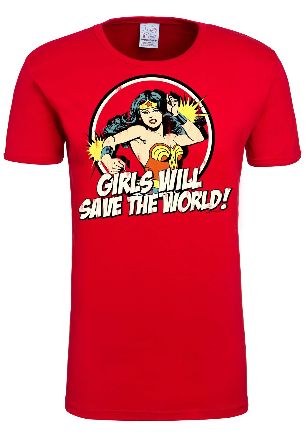 

Футболка Logoshirt Wonder Woman DC Comics, красный