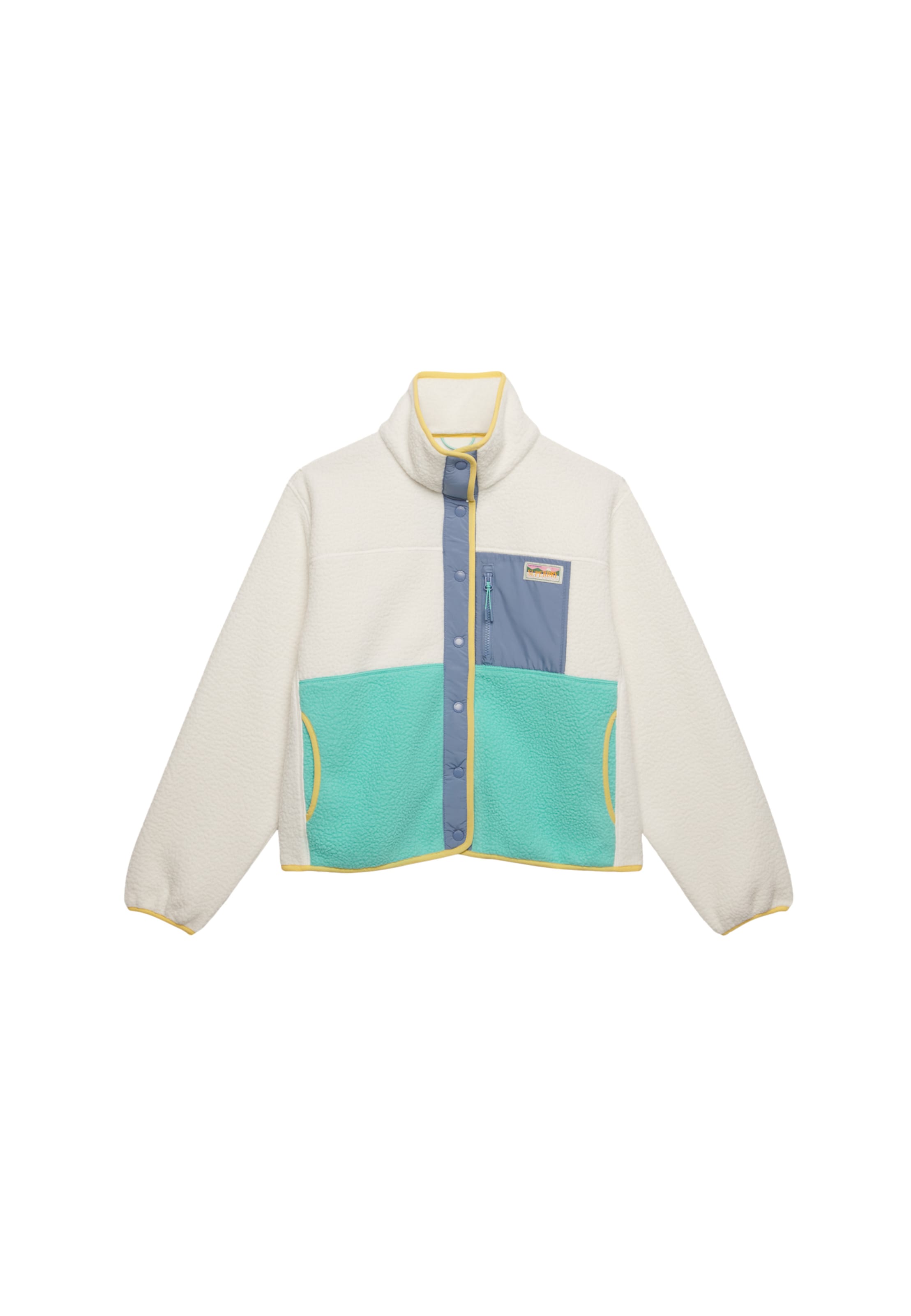 

Superdry & Co Флисовая куртка из шерсти белого цвета