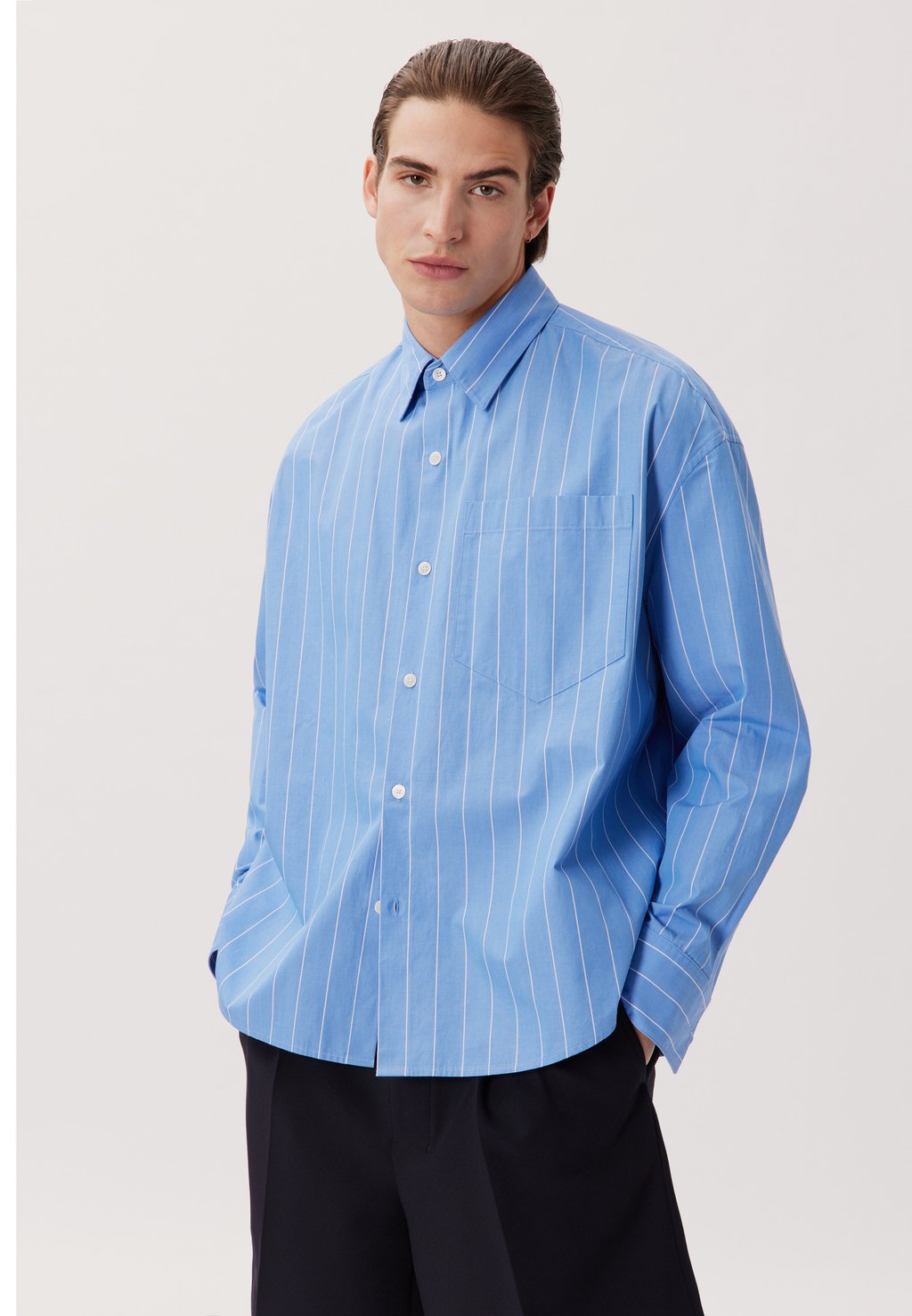 

Рубашка Button-down blouse Studio Seidensticker, синий