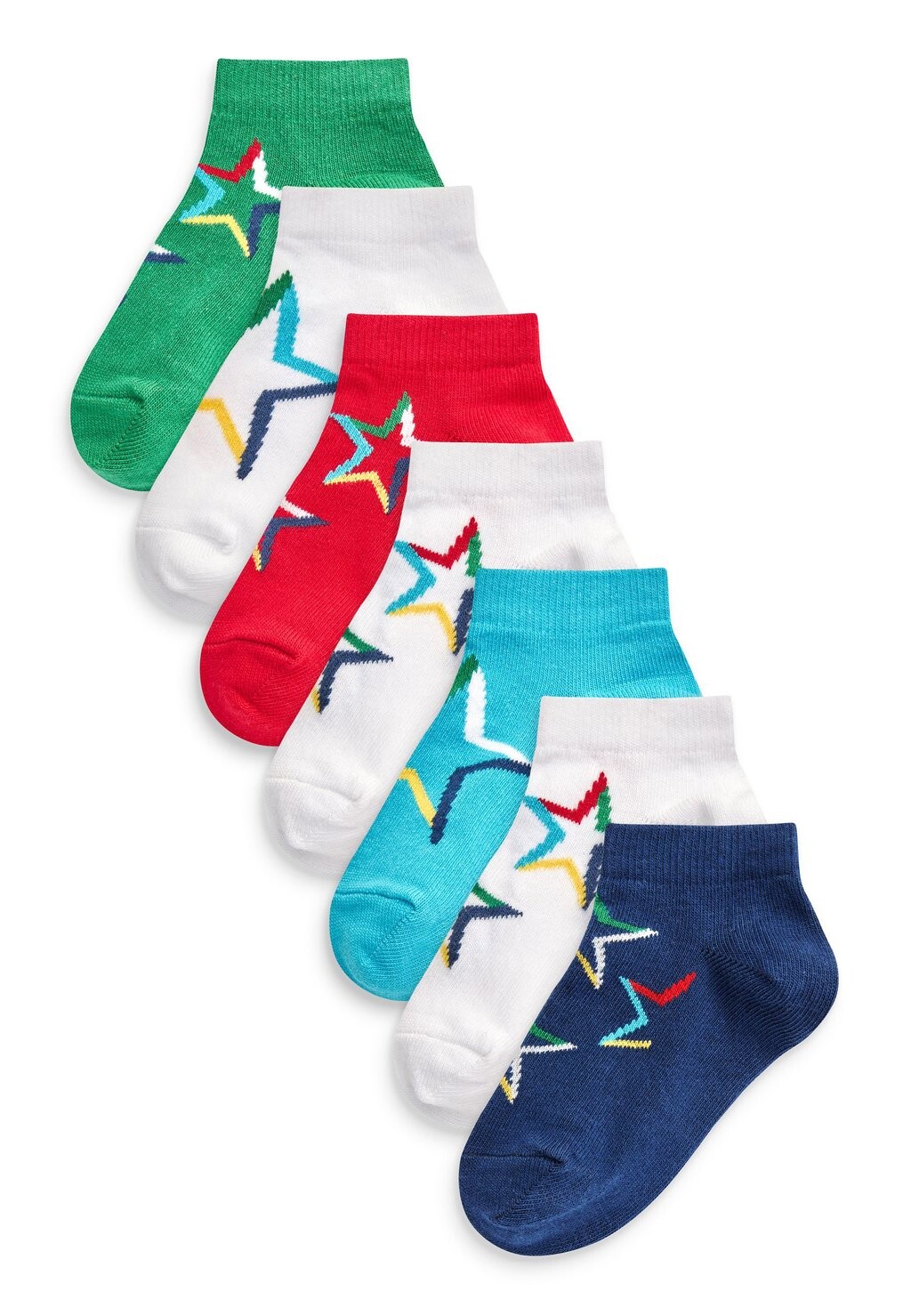 

Носки 7 PACK RICH TRAINER Next, цвет white blue red star