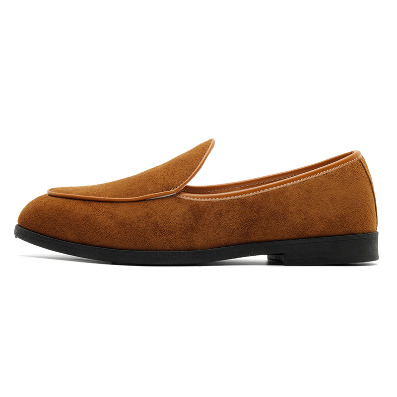 

Wooden Rabbit Лоферы мужские бежевые/черные/коричневые/темно-синие/светло-серые/коричневые, цвет Brown