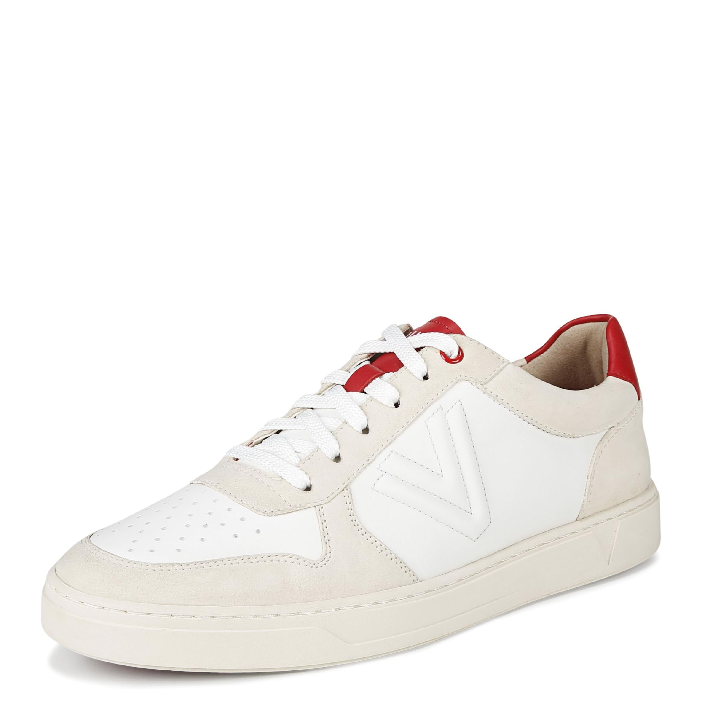 

Кроссовки VIONIC Lucas Court Oxfords, Cream/White/Red Leather