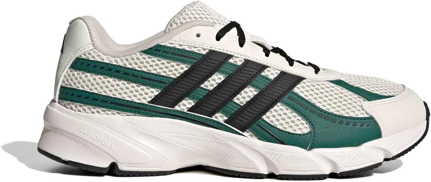 Мужские кроссовки Adidas Technochaos 2000, Off White Core Black Collegiate Green — фото 2