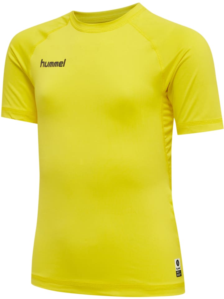 Футболка Hummel Hml Kids в ярко-желтом цвете Hummel — фото 3