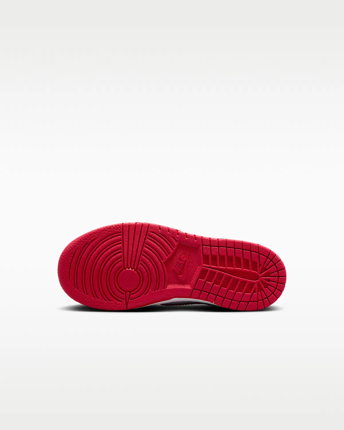 Кроссовки Nike Dunk Low для маленьких детей, White/Red/University Red — фото 2