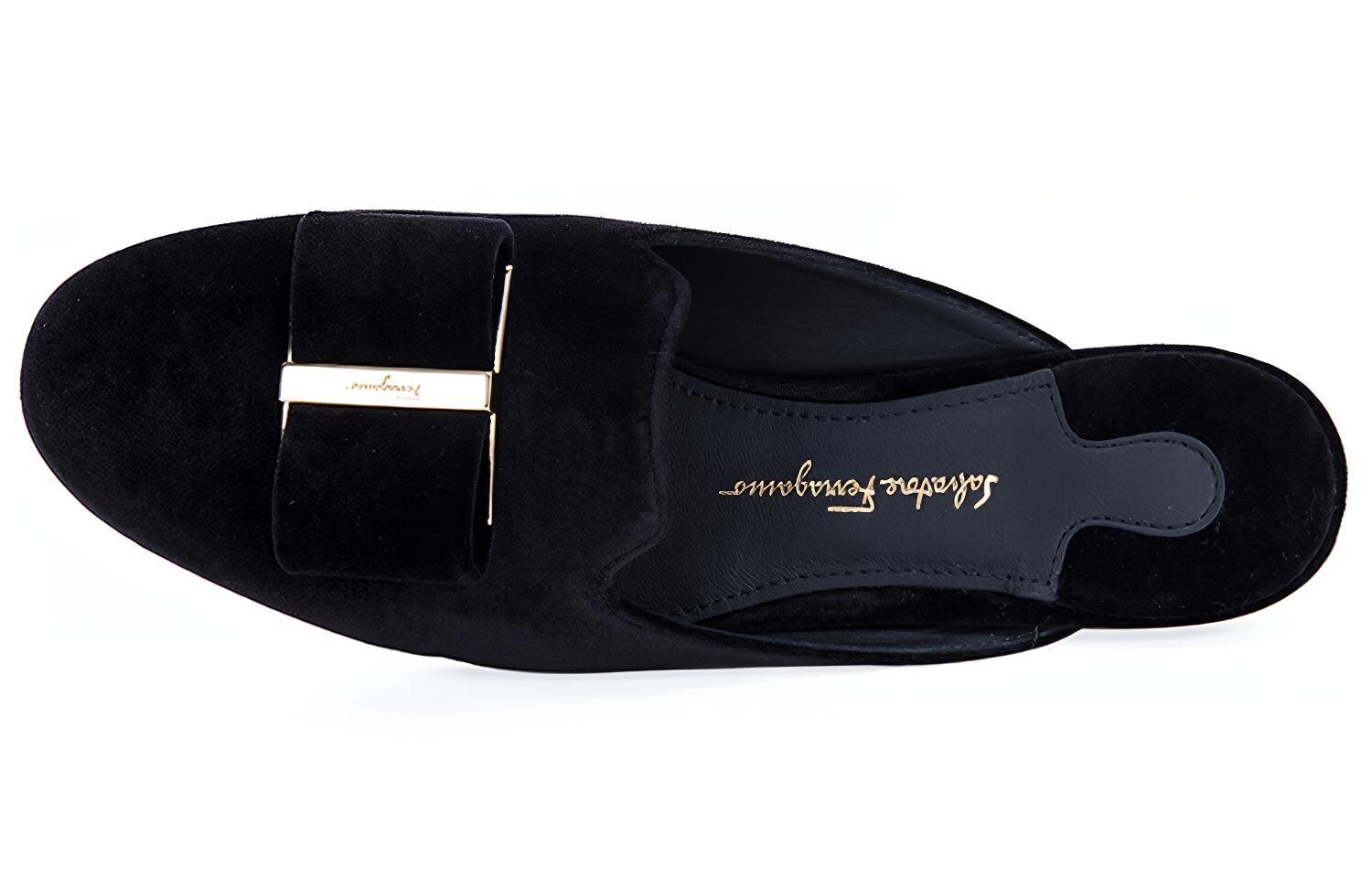 Женская повседневная обувь женская черная Ferragamo — фото 4