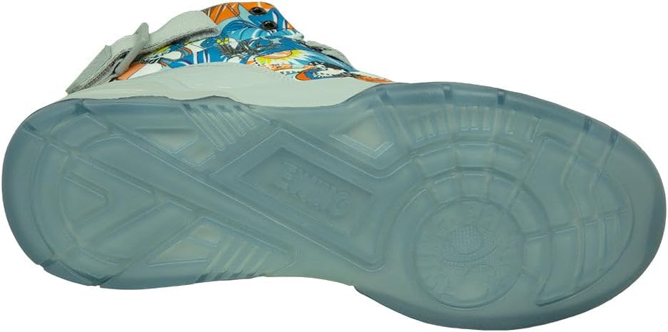 Кроссовки Ewing Athletics 33 Hi Ace Ventura 25th Anniversary от Mache - яркий узор, специальное издание, ретро-стиль, индивидуальная упаковка, мультиколор — фото 2