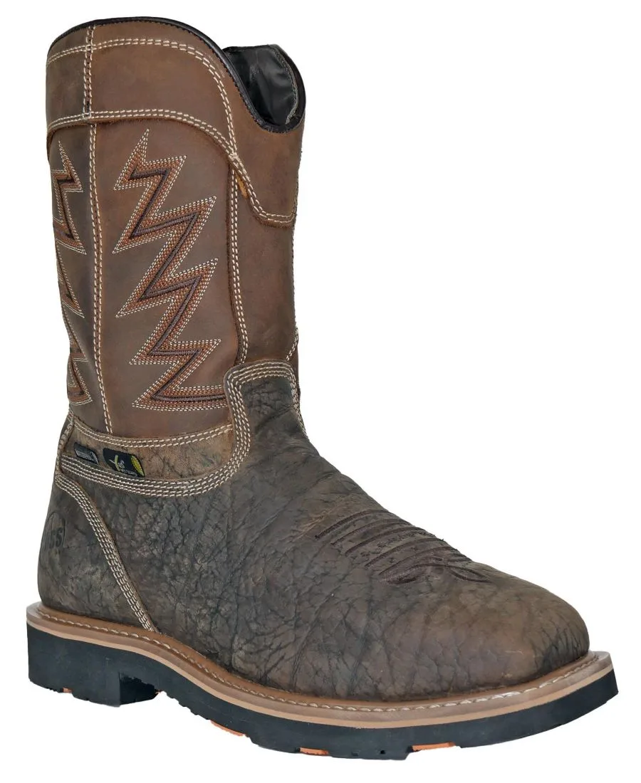 Мужские рабочие ботинки HOSS Fracker с композитным защитным носком Hoss Boot Company, коричневый
