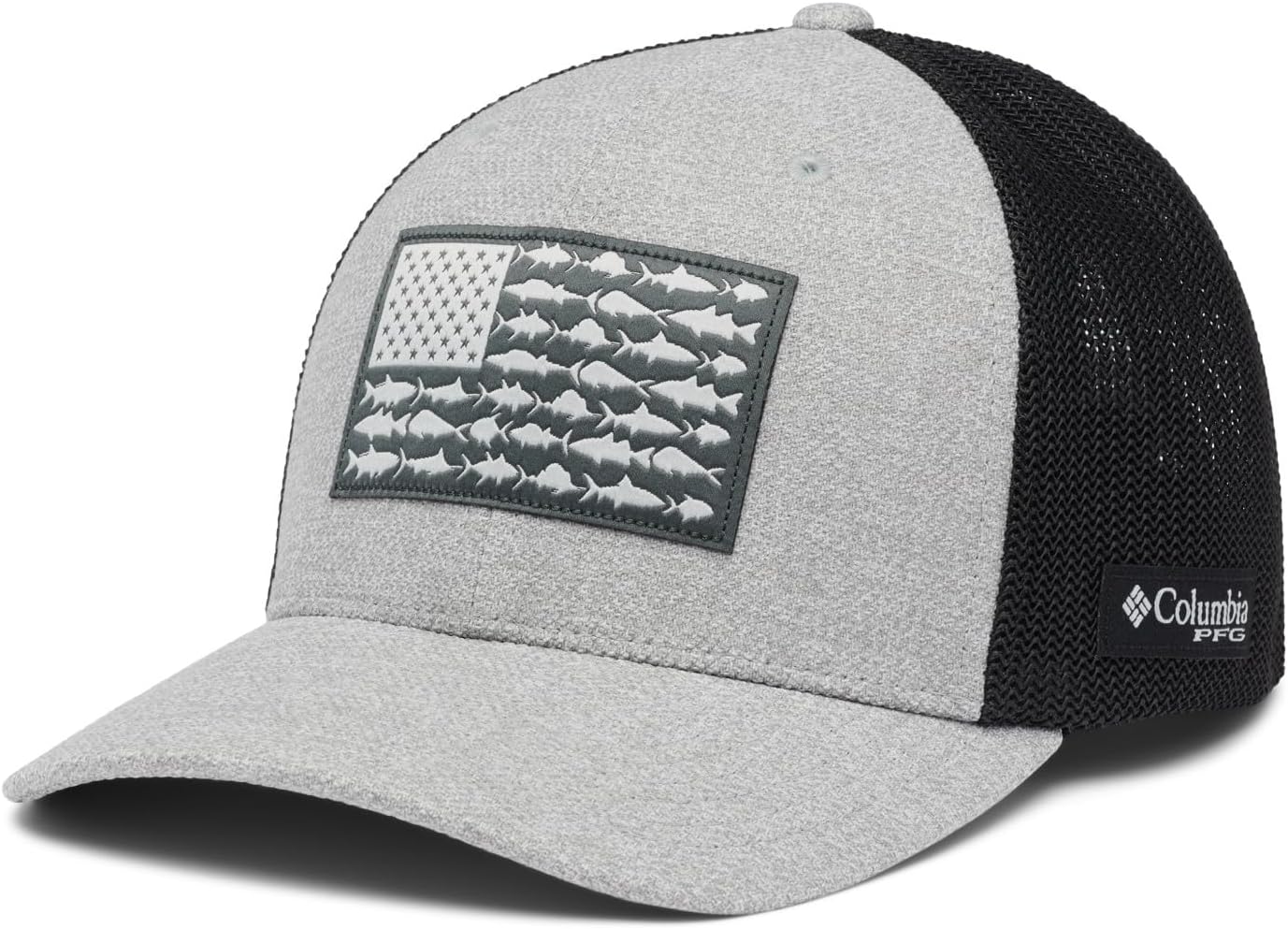 

Columbia Unisex-Adult кепка Tree Flag Mesh Ball Cap - Low Crown, Olive Green/Collegiate Navy