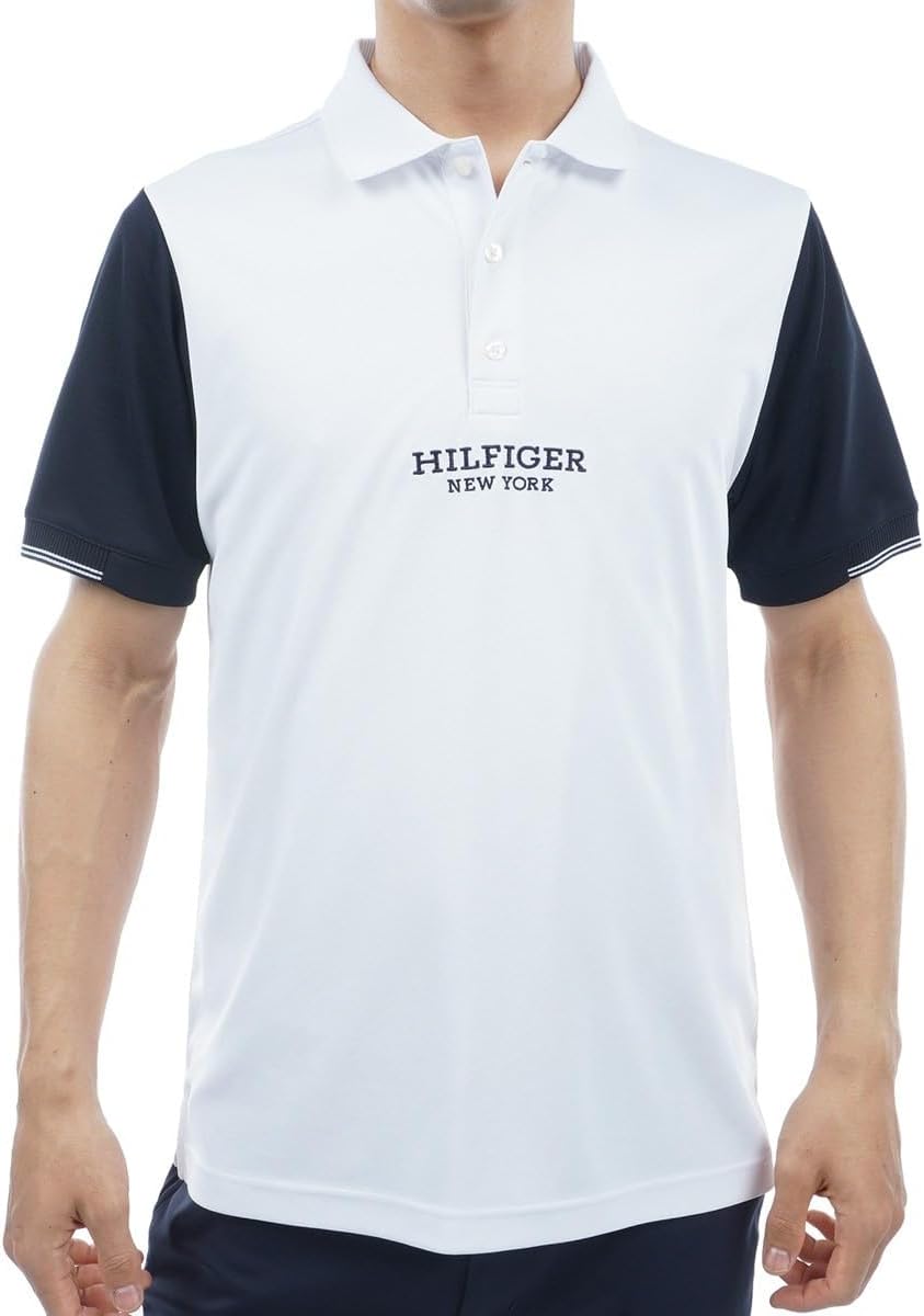 

Мужская классическая поло-рубашка Tommy Hilfiger для гольфа с коротким рукавом и цветовыми блоками Tommy Hilfiger Golf, белый