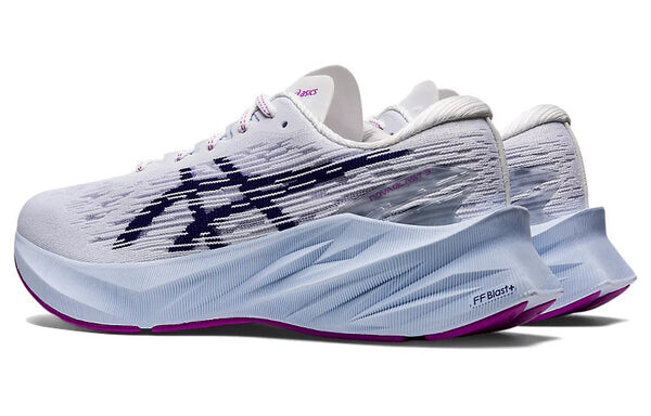 Кроссовки novablast 3 Asics, белый/фиолетовый — фото 4