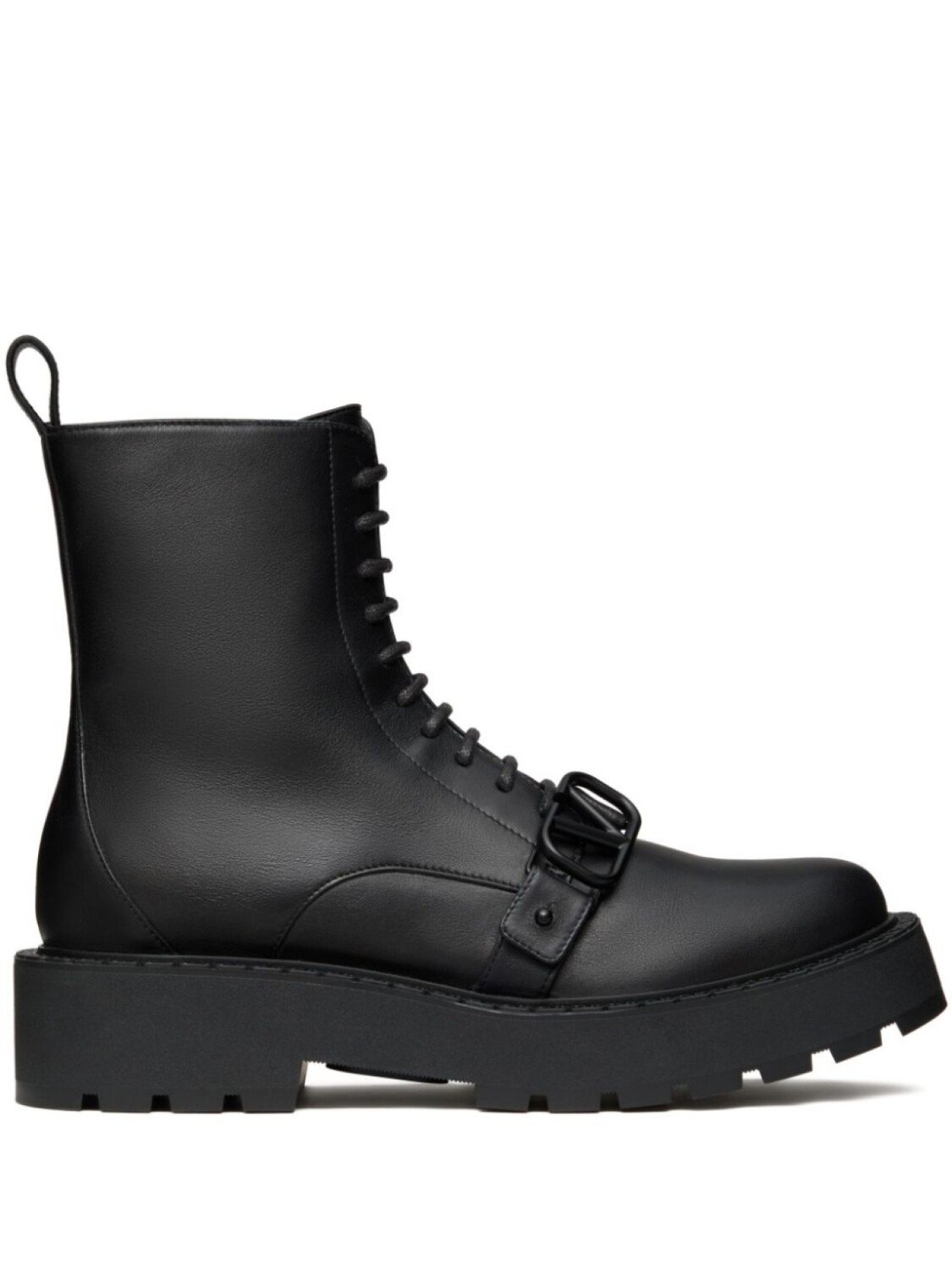 Valentino Garavani ботинки Combat, черный