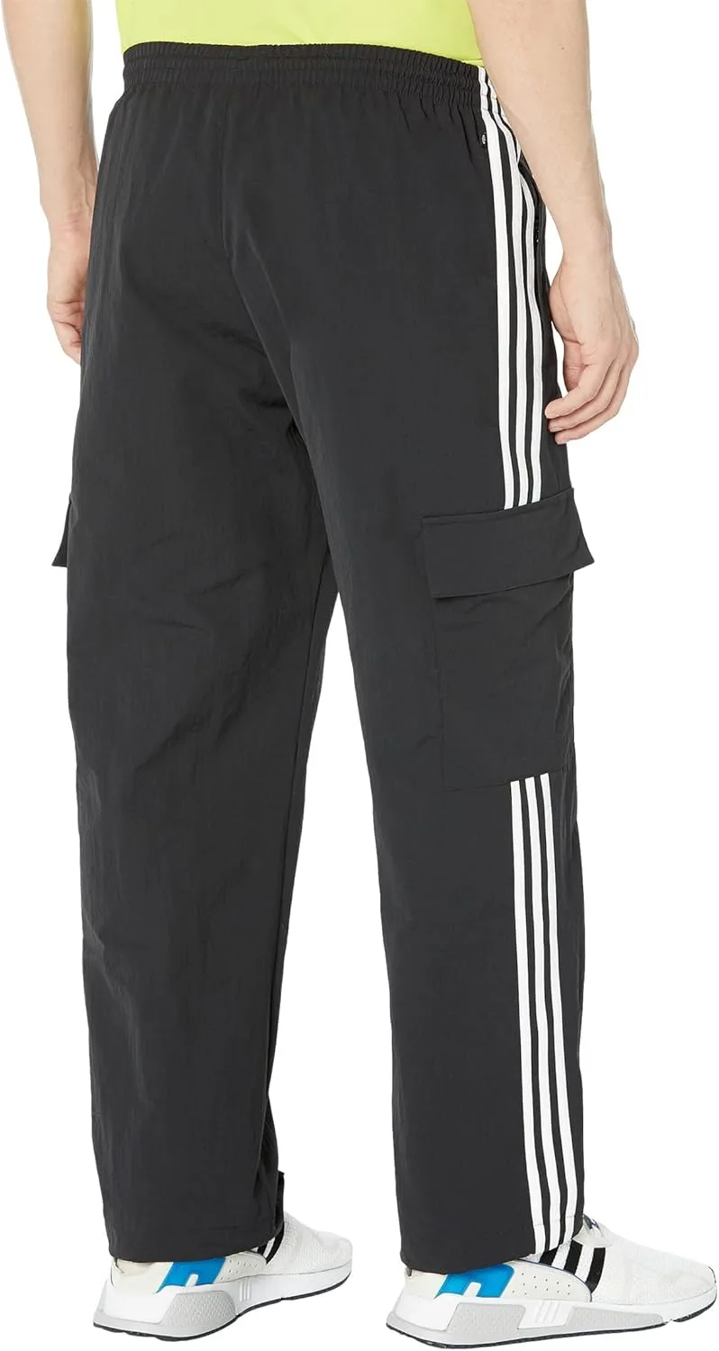 Мужские брюки-карго с 3 полосками Adidas Originals Adicolor Classics, черный — фото 2