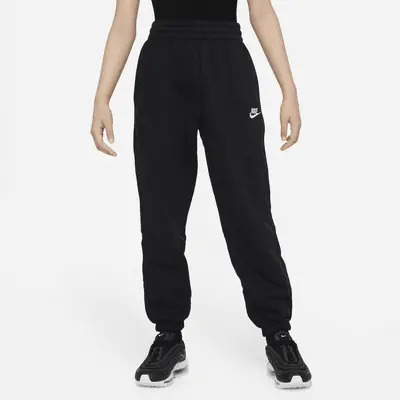 Брюки Nike Sportswear Club Fleece, черный/белый