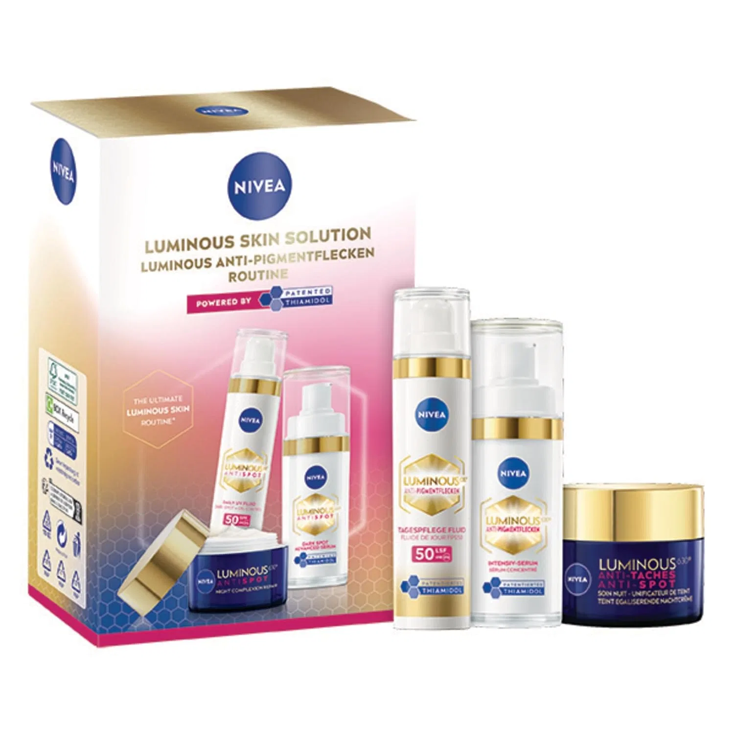 Набор для ухода за лицом «LUMINOUS630» от NIVEA Nivea