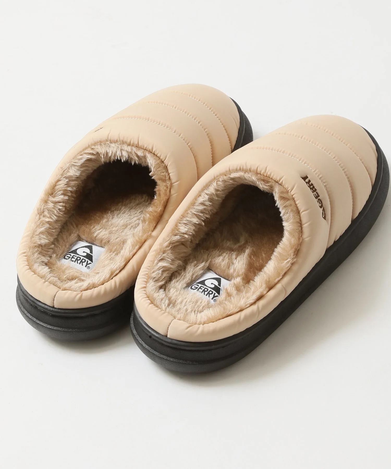 Мужские слипоны с овчиной GERRY Sabo Sandal Slip-on овсяные — фото 4