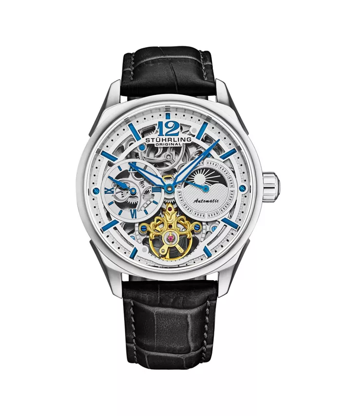 

Часы Vanguard 1019 Dual Time Automatic 42mm Skeleton Stuhrling