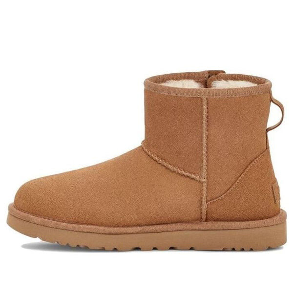 Кроссовки классические мини bailey zip каштановые Ugg, коричневый