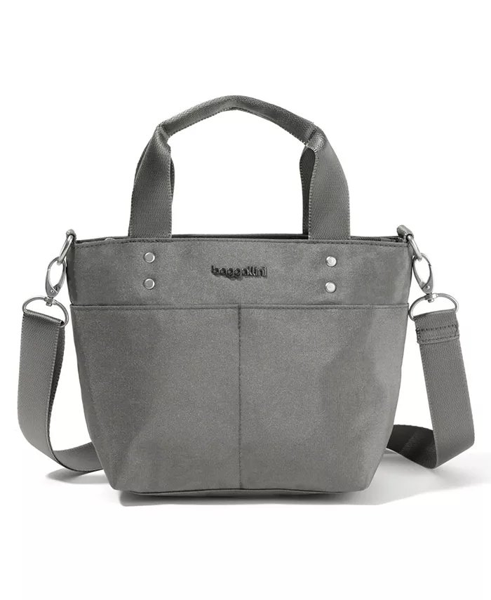 

Мини-сумка-тоут Baggallini, серый