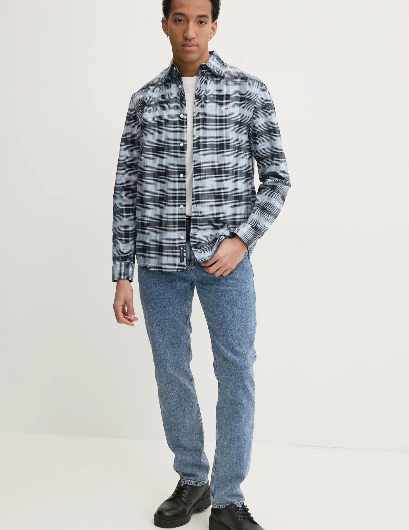 

Рубашка Tommy Jeans, темно-синий