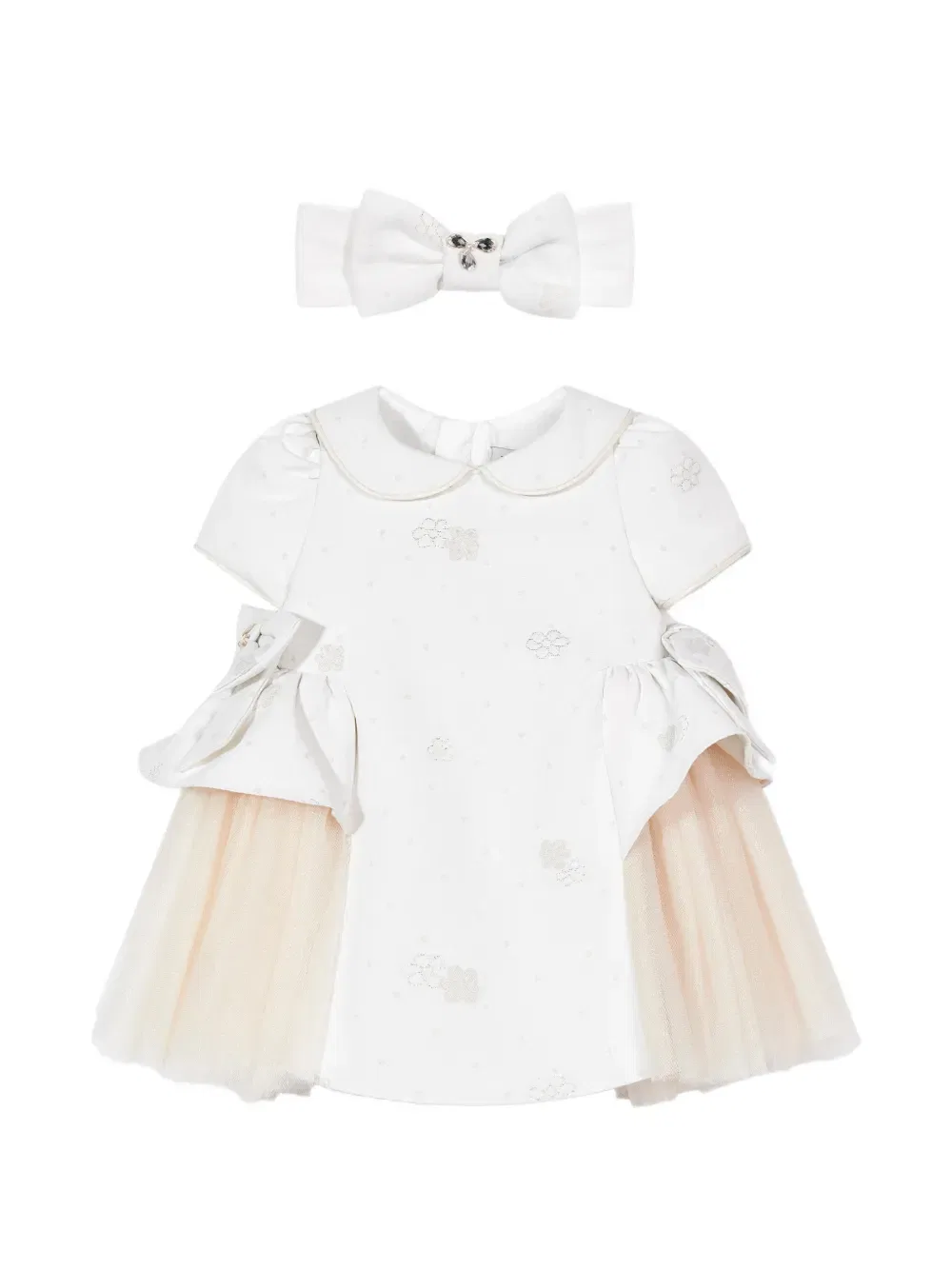 Комплект из платья и платья с цветочным принтом Dress & Fleur, белый