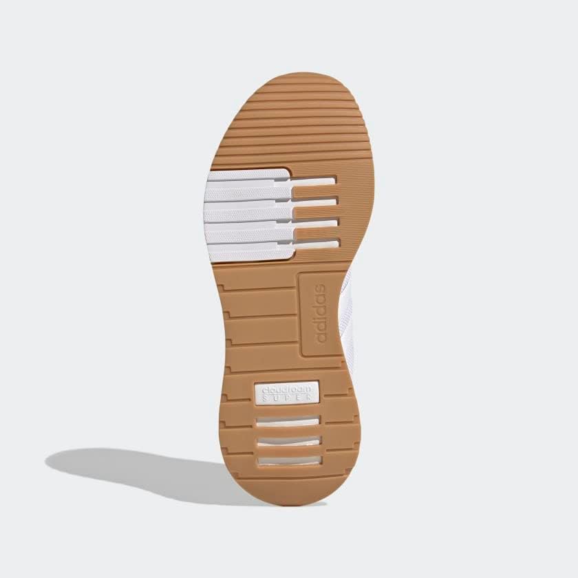 Кроссовки для мужчин adidas Racer Tr21, белый/серый — фото 4