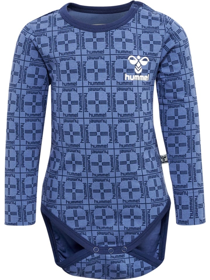 

Комбинезон для активного отдыха Check Body Longsleeve синего цвета Hummel