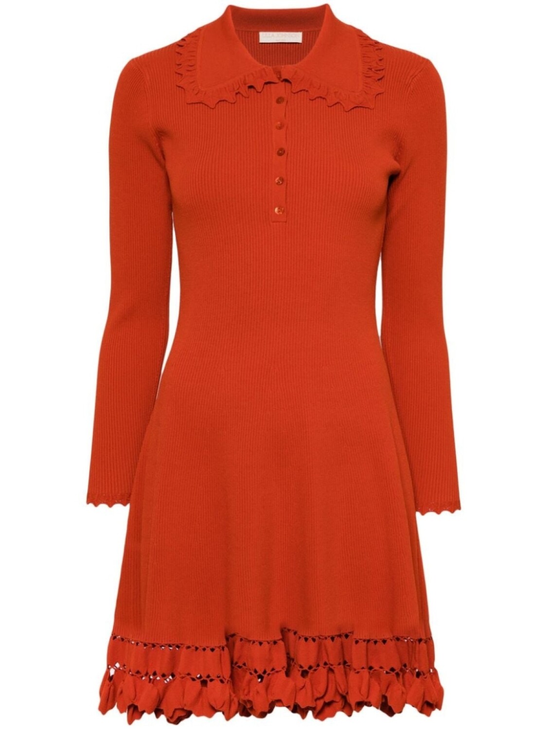 

Ulla Johnson короткое трикотажное платье, красный