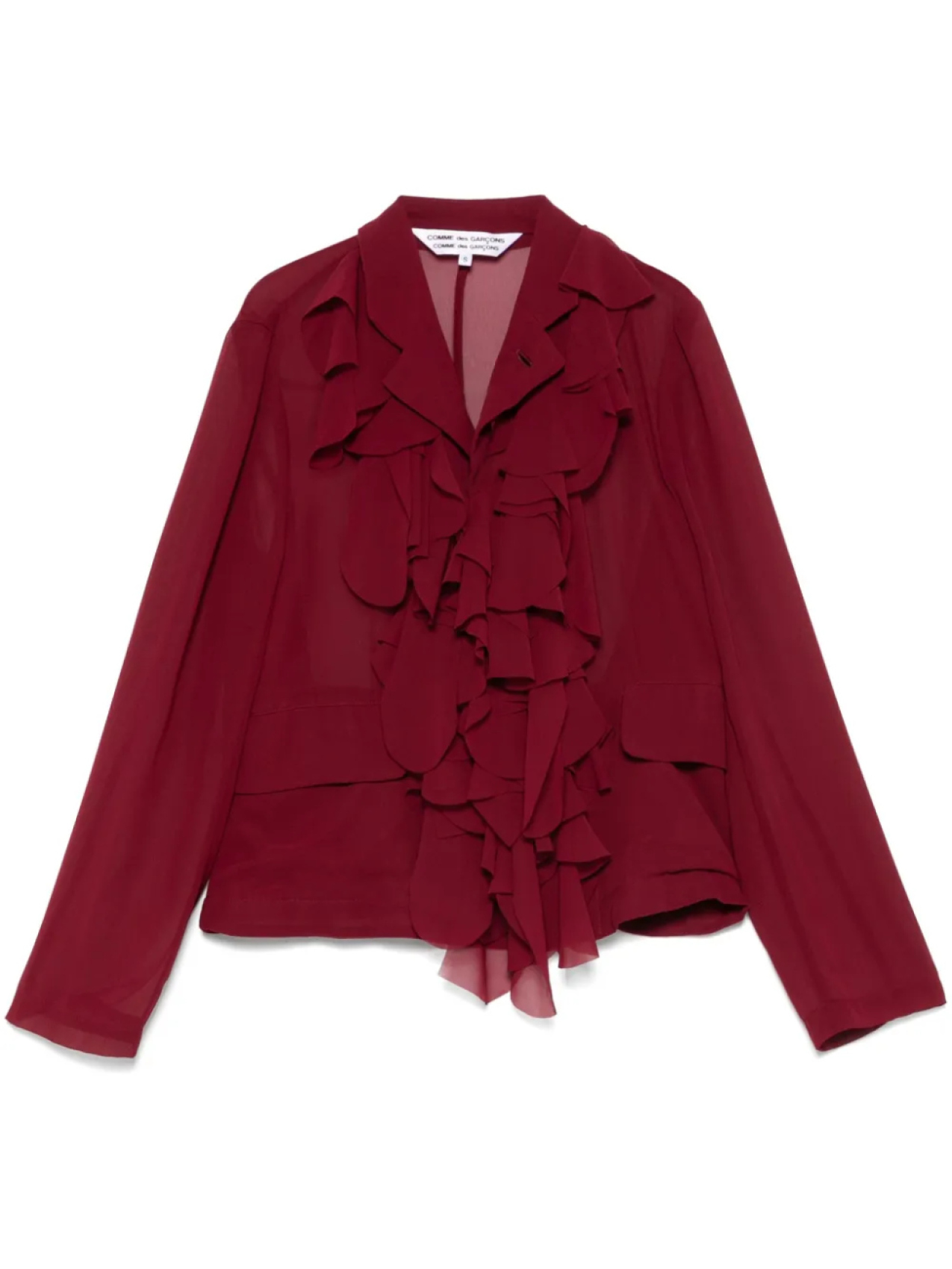 

Comme Des Garçons Comme Des Garçons блузка с оборками, красный