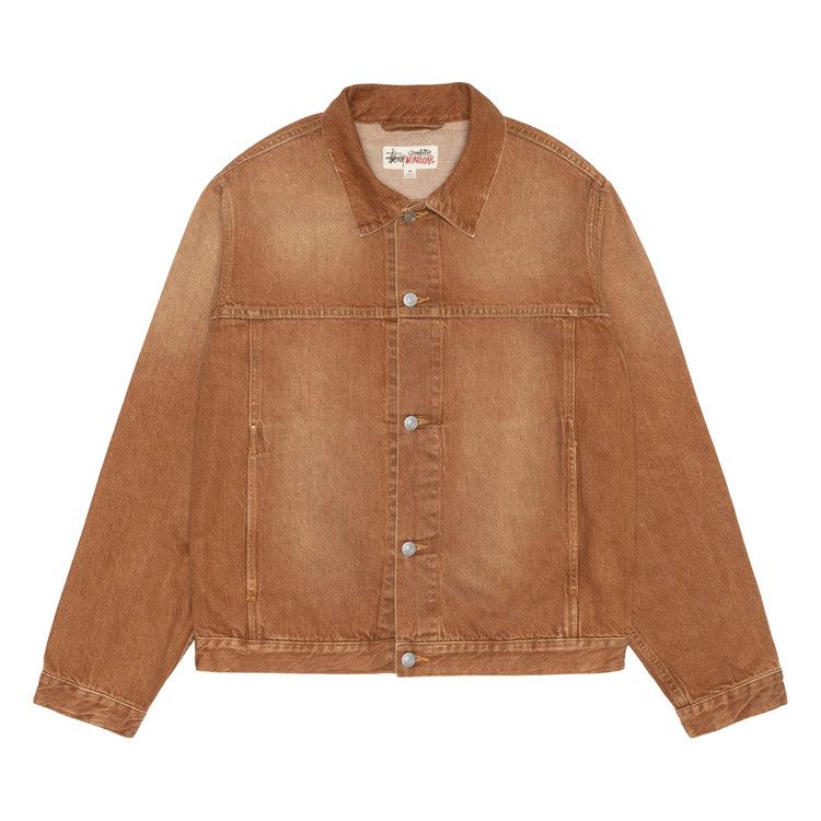 

Куртка Stussy Trucker Jacket Vintage Denim, Brown
