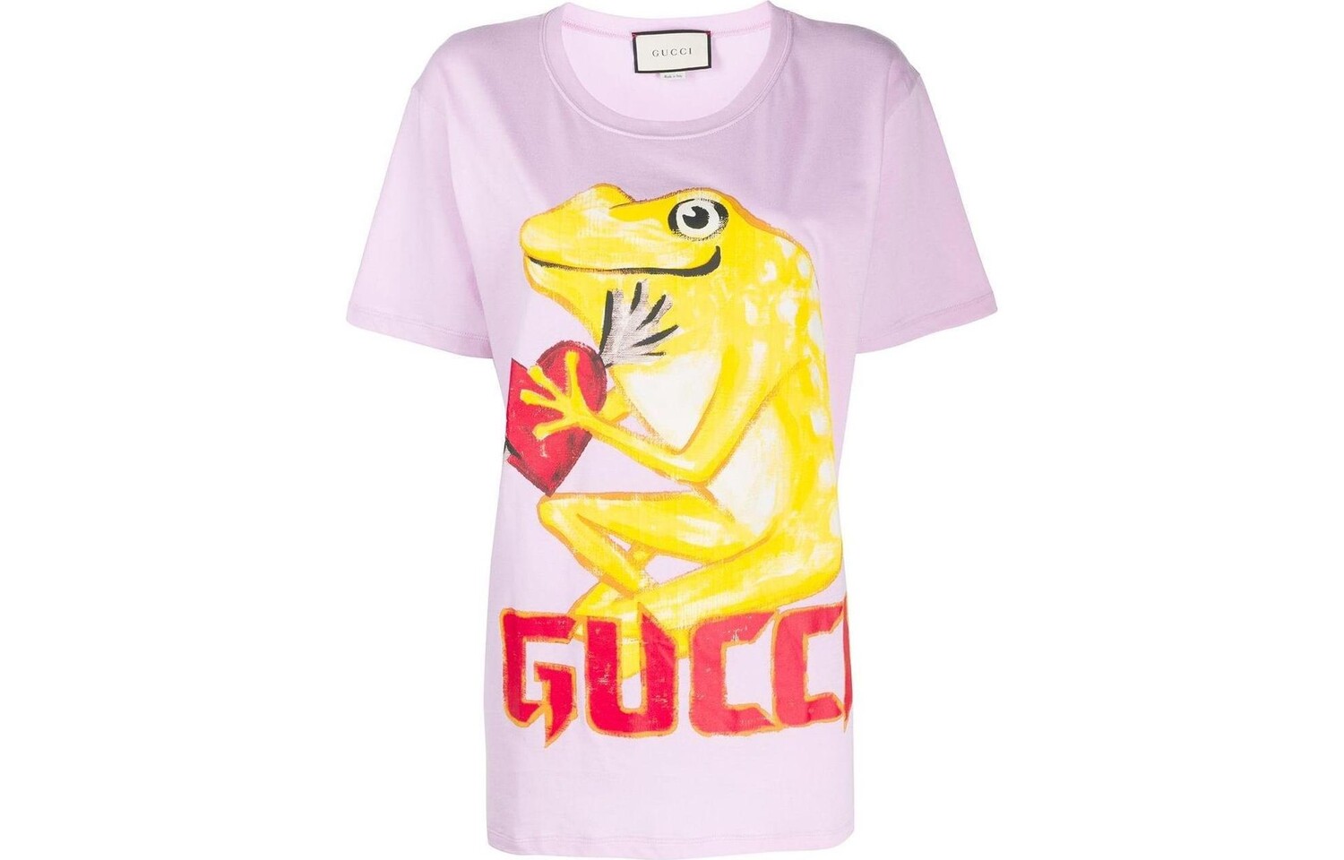 Футболка женская Gucci, элегантный стиль, розовый