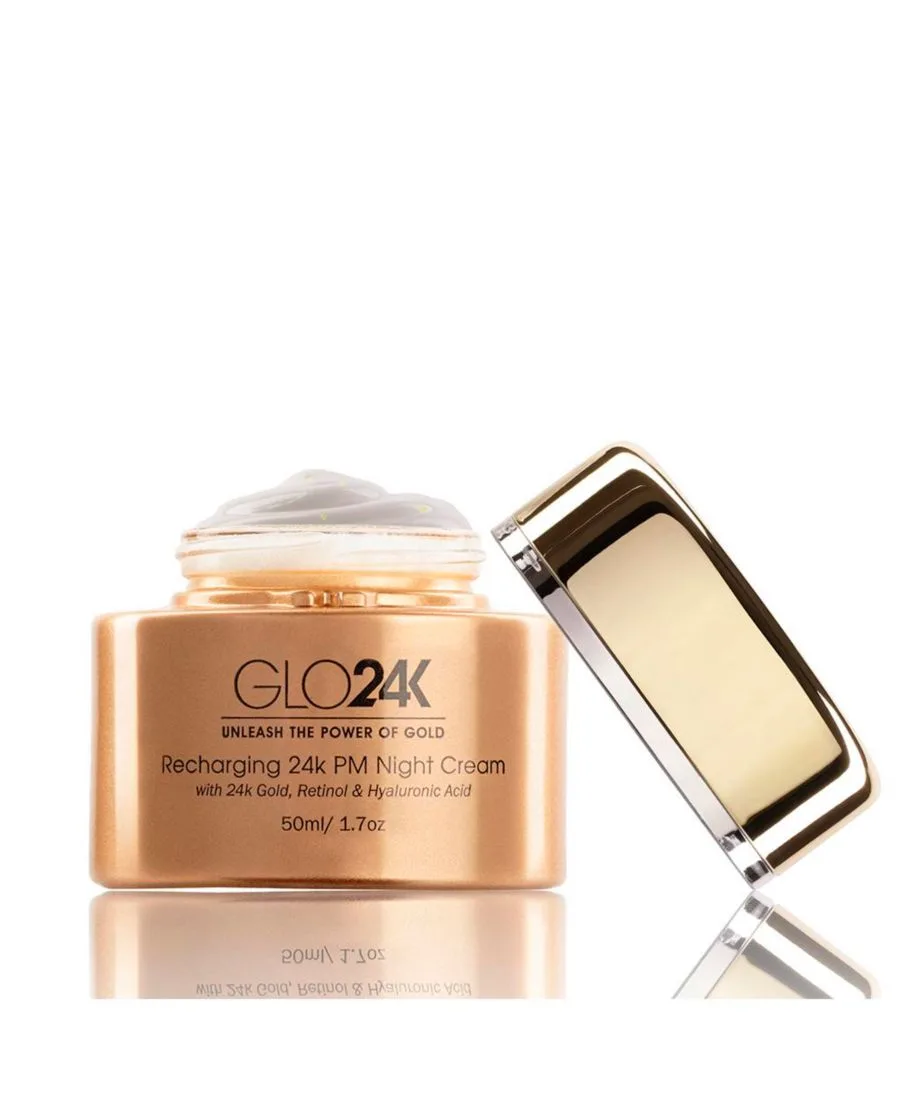 Гель для умывания Glo24K — Восстанавливающий ночной 24K PM, 48 г — фото 3