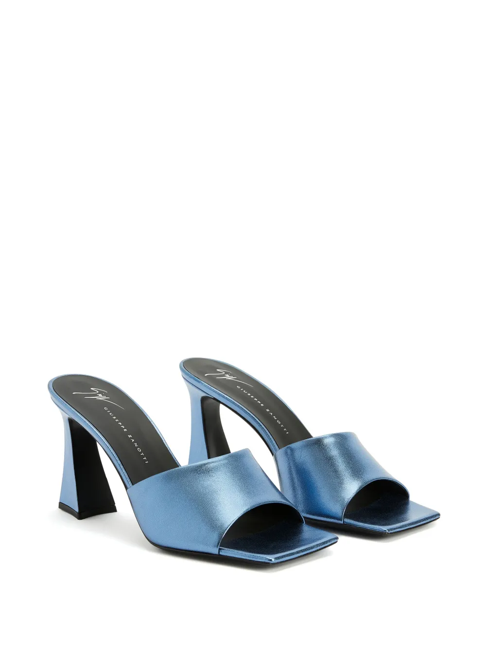 Мюли Solhene 85 Giuseppe Zanotti, синий — фото 2