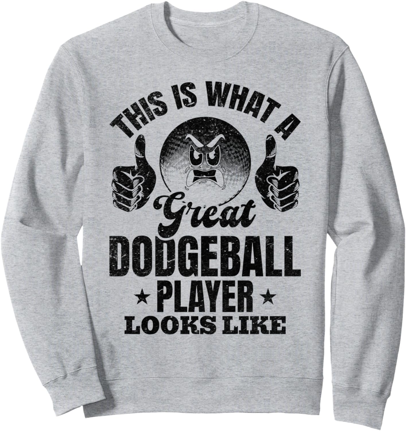 

Вот как выглядит отличный игрок в собачий футбол (толстовка) Dodgeball Game Dodgeball Player, серый