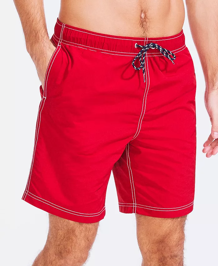 

Мужские быстросохнущие нейлоновые плавки 8" Nautica, красный