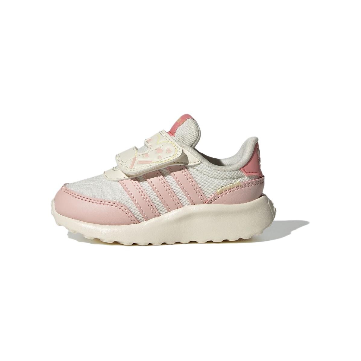 

Кроссовки для малышей Run 70S TD Low-top бежевый/розовый Adidas, розовый