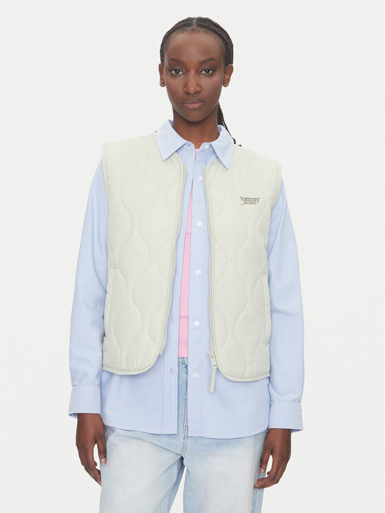 

Утепленный жилет regular fit Onion DW0DW21184 Tommy Jeans, зеленый