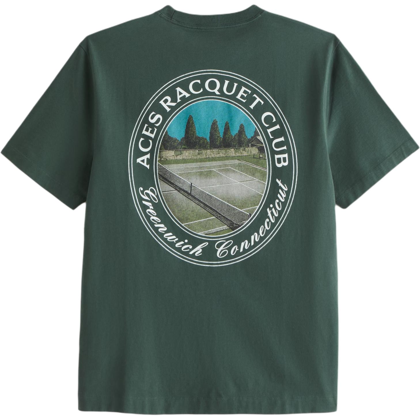 

Футболка мужская Abercrombie＆Fitch, зеленый