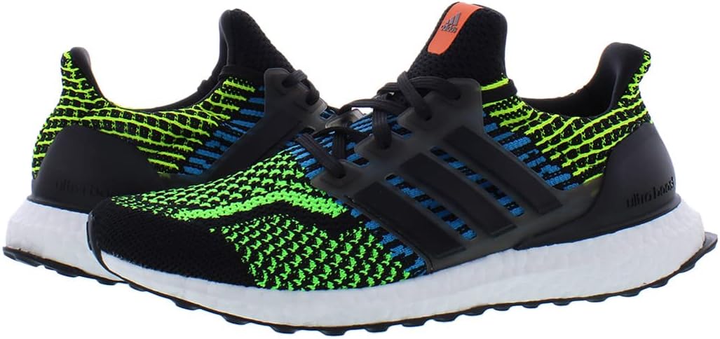 Мужские беговые кроссовки Adidas Ultraboost Cold.RDY, черный/зеленый/оранжевый — фото 3