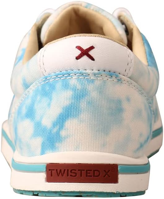 Мужские повседневные ковбойские туфли Twisted X в стиле Hooey Loper, светло-серые, белый — фото 4