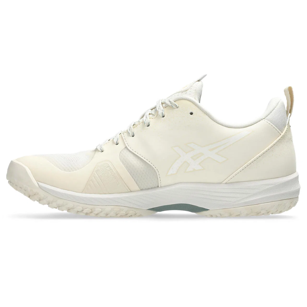 Теннисные кроссовки для грунта «Prestigelyte 5 OC» от ASICS, Birch/Monument Blue — фото 4
