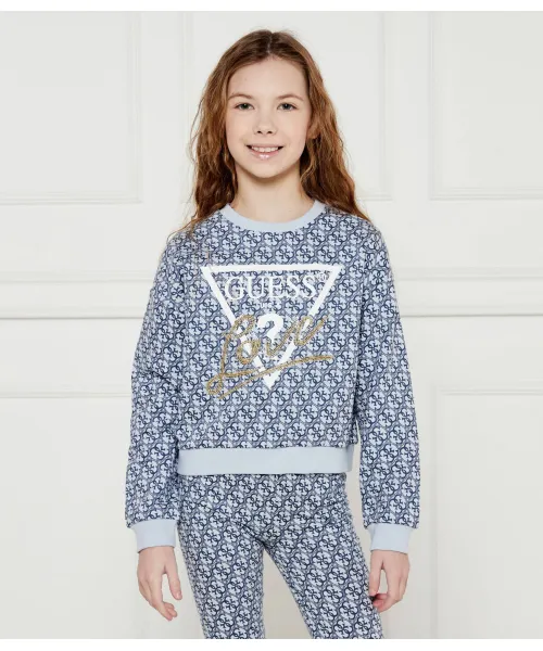 

Толстовка Regular fit Guess, синий